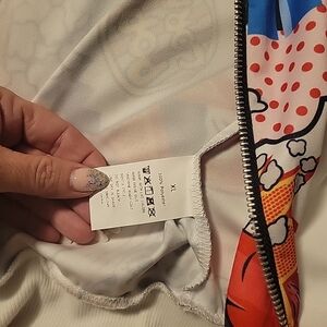 Comic style bomber jacket